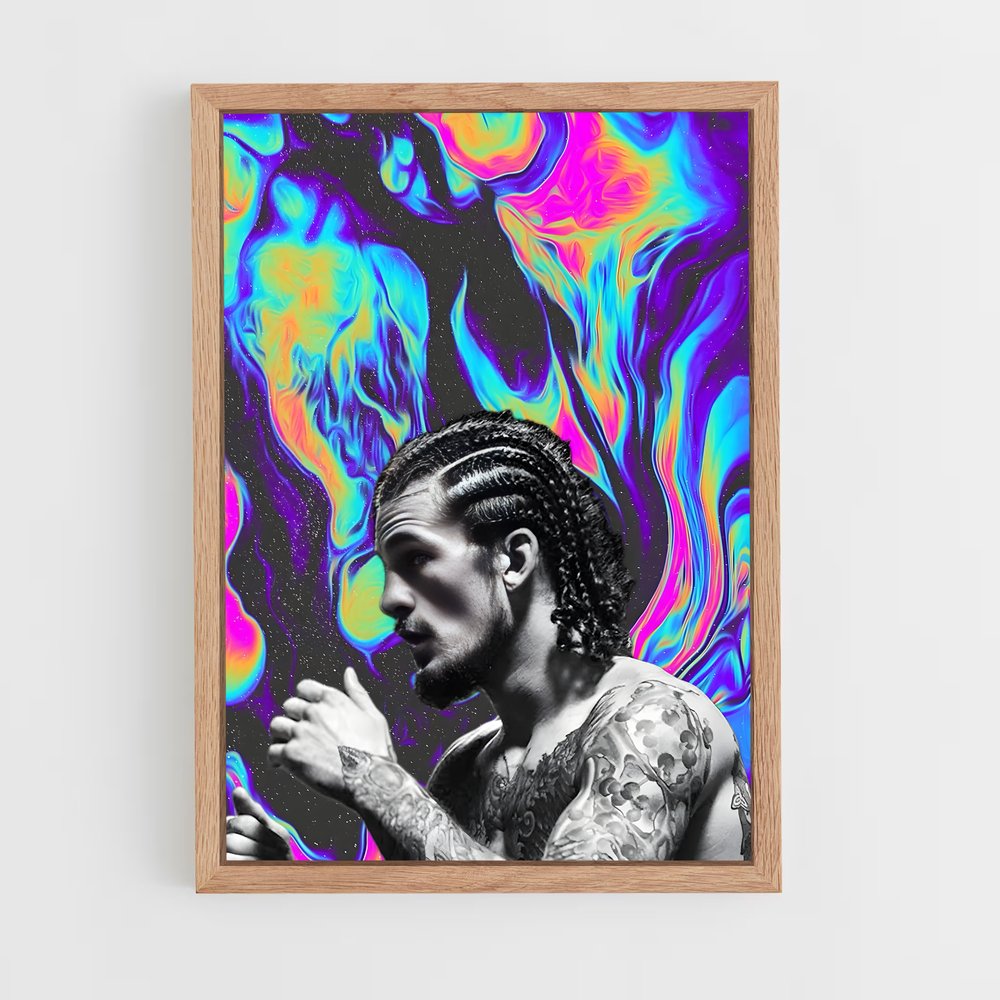 Poster Sean colorée – affiche MMA (vue 4)